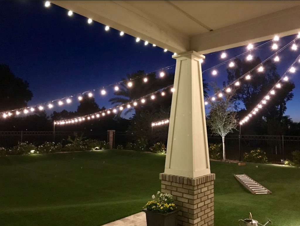 outdoor lighting ideas for patios - string lights