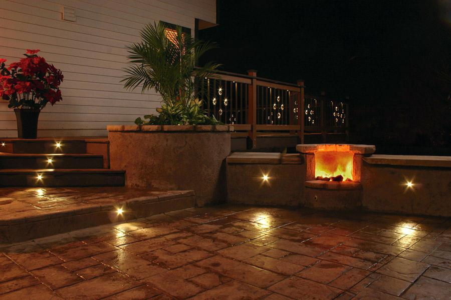 outdoor lighting ideas for patios - led lights
