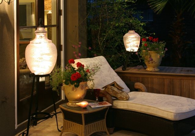 outdoor lighting ideas for patios - lamps